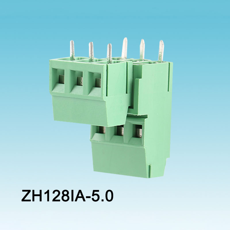 Grön 128 Cross PCB Skruvterminal